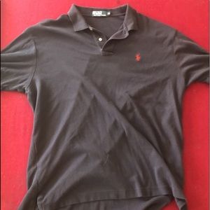 BLACK ralph lauren polo t shirt XL